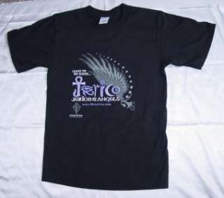 JERICO OF THE ANGELS BLACK T SHIRT SIZE XL RAVE TECHNO  
