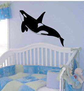 Orca Killer Whale Wall Decor Vinyl Sticker Decal 40  