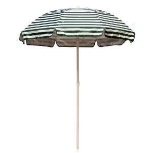   & White Stripe Solar UPF 50+ Beach Umbrella & Bag 
