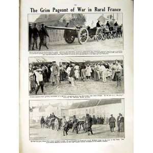  1915 WORLD WAR BRITISH SOLDIERS GUN FRANCE AEROPLANE