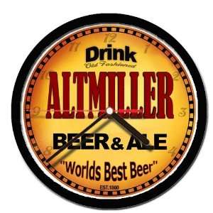  ALTMILLER beer and ale wall clock 