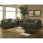 Comfort Industries 2 pc Klein chocolate chenille upholstery sofa and 