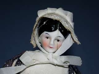 Vintage Shackman Bisque Porcelain Doll Original Clothes  