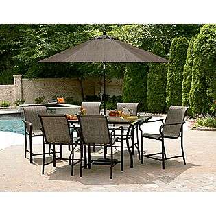 East Point 7 Pc. High Dining Set  Garden Oasis Outdoor Living Patio 