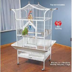  Royalty Cage Medium 27 x 21 x 58 1/2 Color Pewter Pet 