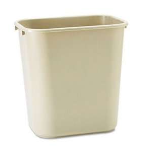   Plastic Wastebasket WASTEBASKET,PLAS,15H,BGE (Pack of10) Office