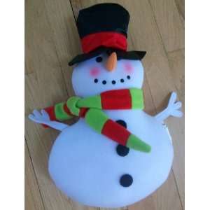   White Christmas Holiday Winter Decorative Plush Pillow Toys & Games