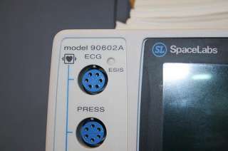 Spacelabs 90651a/90602a ECG Unit & Monitor SHIPS FREE  