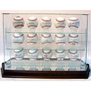  500 Home Run Club Autographed Baseballs w/ Glass Display 
