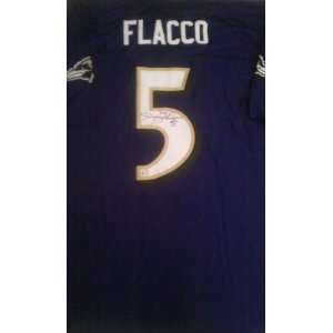  Joe Flacco Signed Baltimore Ravens Jersey 