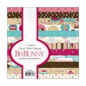  Bo Bunny Sweet Tooth Paper Pad 6X6 36 Sheets;3 Items 