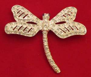 LOADED KIM ROGERS POSITIVE ENERGY DRAGONFLY PIN BROOCH  