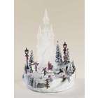   Musical Lighted Ice Castle with Skaters Christmas Table Top Decoration