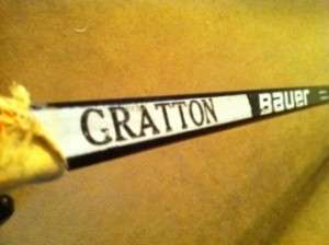 Chris Gratton Philadelphia Flyer Game Used Hockey Stick  