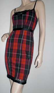 ARDEN B FITTED PLAID DRESS NEW WITH TAG S  