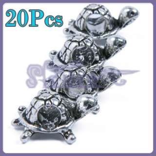 Free Ship 20 Tibetan Silver 3D Turtle Spacer Bead Charm  