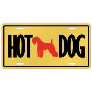 New  Kerry Blue Terrier   Hot Dog  License Plate Dog  