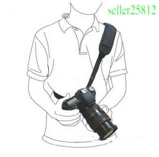 Camera Sling Black Belt Strap for SLR DSLR Camera  