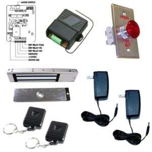 Mag Door Lock 300lb with wireless remote kit  