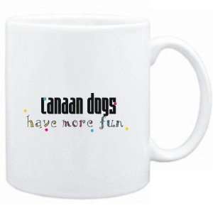    Mug White Canaan Dogs have more fun Dogs