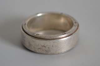 YOU ARE BIDDING ON A TIFFANY & CO. LARGE MENS SILVER RING MARKED .925 