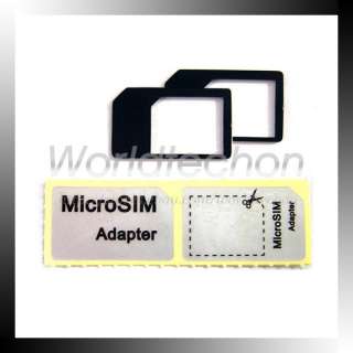 2x For Apple iPad 3G iPhone 4G Micro SIM Card Adapter W  