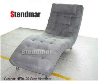 NEW MODERN EURO DESIGN LEATHERETTE LOUNGE CHAISE S003  