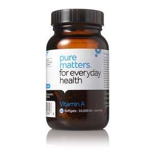  Pure Matters Vitamin A 10,000IU 60 capsules + FREE 