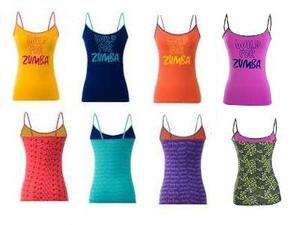 New Authentic Wild for Zumba Spaghetti TankTops 4 Colors in S, M, L 