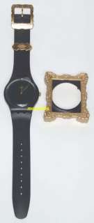   Gold Frame Watch Uhr Fashion Designer Jeremy Scott JS Marc MJ   