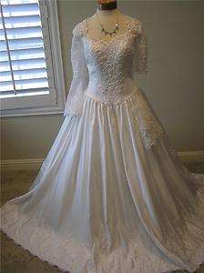 NWOT Marys 4968 wedding dress bridal Ball gown Quinceanera Bell short 