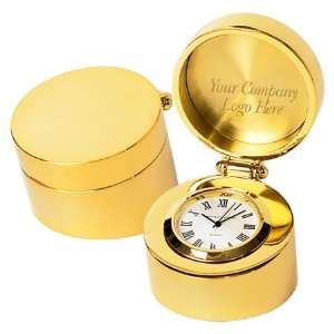  The Dominion Solid Brass Gold Plated Anniversary Clock 