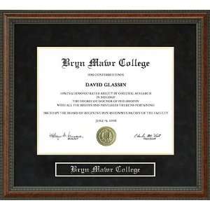 Bryn Mawr College Diploma Frame 