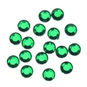  Big Value 7mm Rhinestones   150PK/Emerald