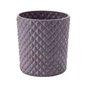   Dahl Small Opal Lilac Flowerpot with Harlequin pattern