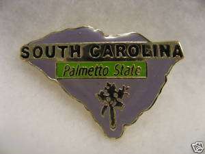 South Carolina State Lapel pin PALMETTO STATE NEW  