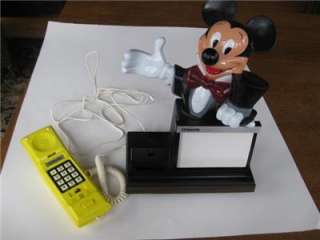 Mickey Mouse TT Telephone #6050 Unisonic FCC 1988 Works  
