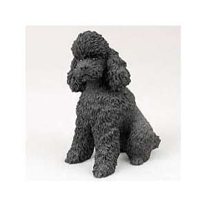  Handpainted Black Poodle Figure
