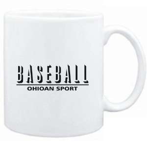  Mug White  BASEBALL SPORT Ohioan  Usa States