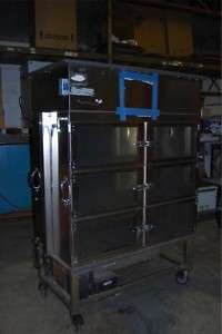   PureFlow Laminar Flow Storage Cart Stainless Steel Storage Cabinet