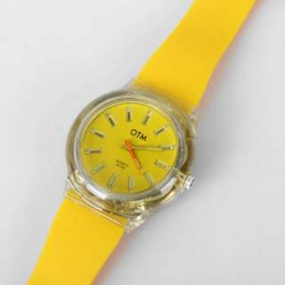 Fashion Unisex Stylish Quartz Wrist Watch Rubber Band  