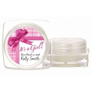 Baby Keepsake Its a Girl Gift Wrap Design Personalized Large Lip Balm 