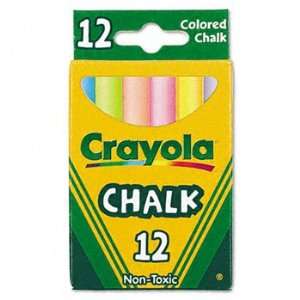  Crayola® Chalk CHALK,CRAYOLA,12/BX,AST UA F3U134 10 (Pack 