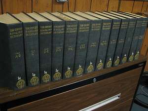 The Oxford English Dictionary 13 Vols. 1961 COMPLETE SET Rare Books 