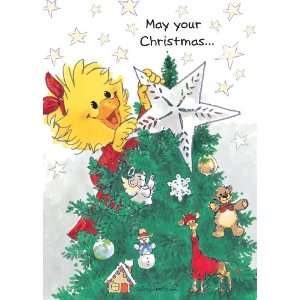 Suzys Zoo Christmas Cards, Be Merry and Bright 10907 