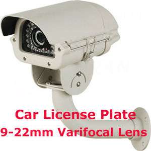   License Plate Security Surveillance CCTV Camera 9 22mm Varifocal Lens