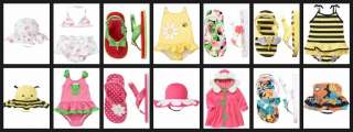   Gymboree Baby Toddler Girl SWIMWEAR CHOICES Swimsuits Hats Flip Flops
