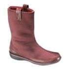   Womens Berries Mid Calf Boots   Blackberry Stretch Fabric/Leather