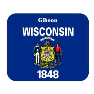  US State Flag   Gibson, Wisconsin (WI) Mouse Pad 