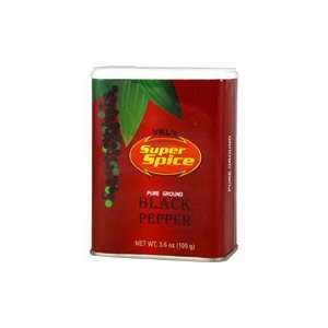   Ground Black Pepper   3.6 oz,(Super Spice)